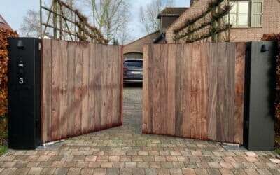 Houten poorten voor uw oprit kiezen